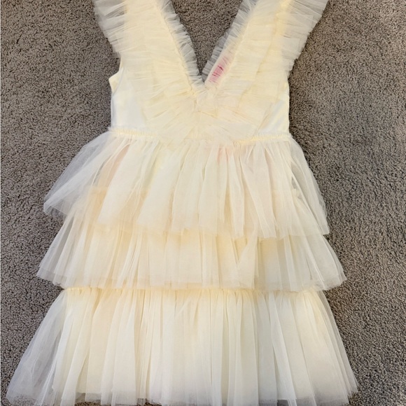 Betsey Johnson - Show off tiered tulle dress  cream - Picture 1 of 2